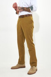 Joe Browns Brown Tailored Fit Suit: Trousers - Image 1 of 5