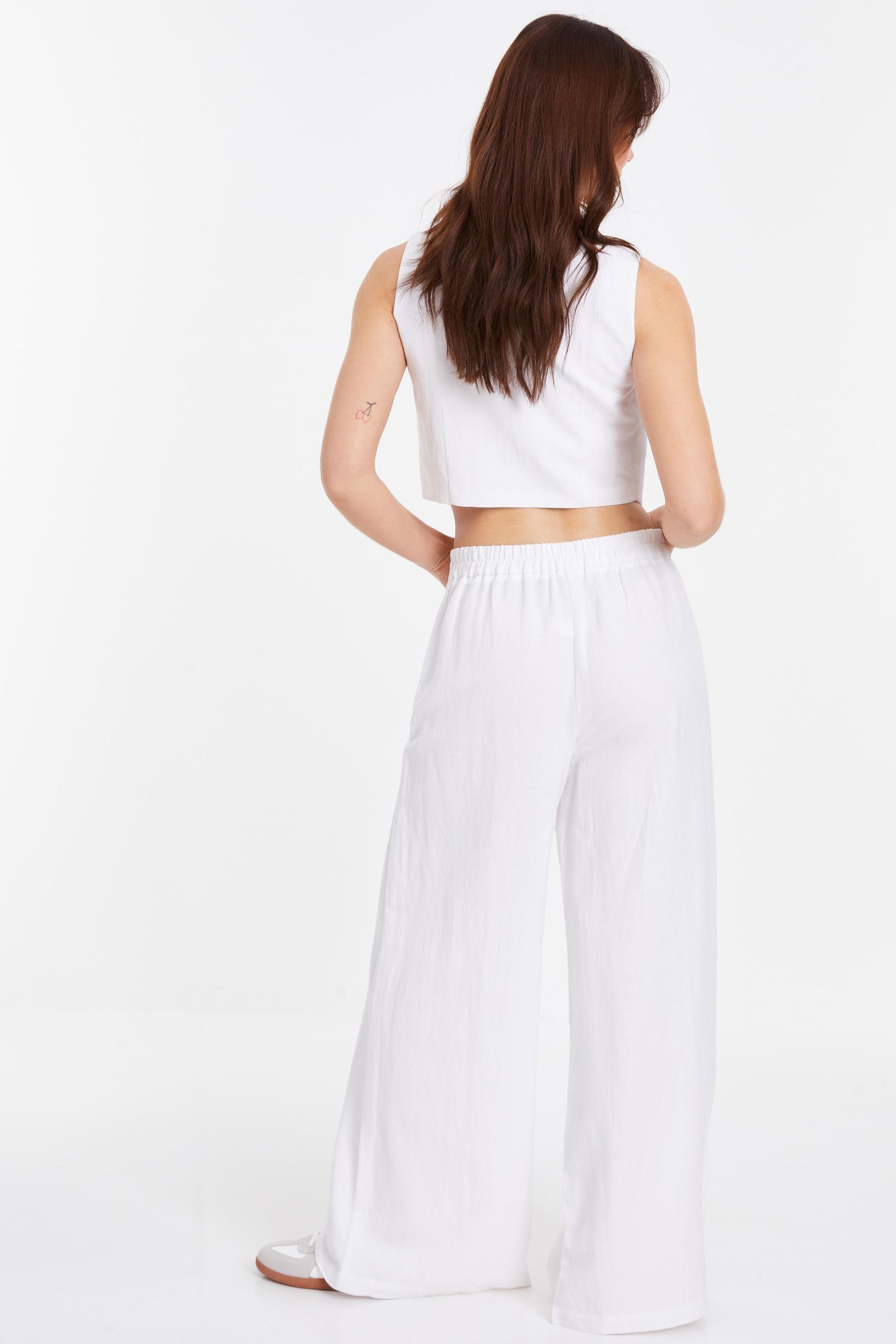 Quiz wide leg trousers on sale