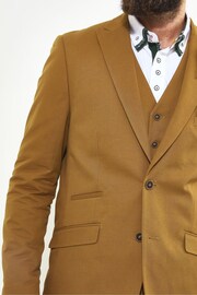 Joe Browns Brown Cinnamon Linen Blend Suit: Blazer - Image 5 of 6