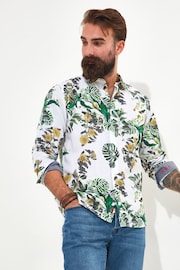 Joe Browns White Sunflower Print Shirt - Image 1 of 6