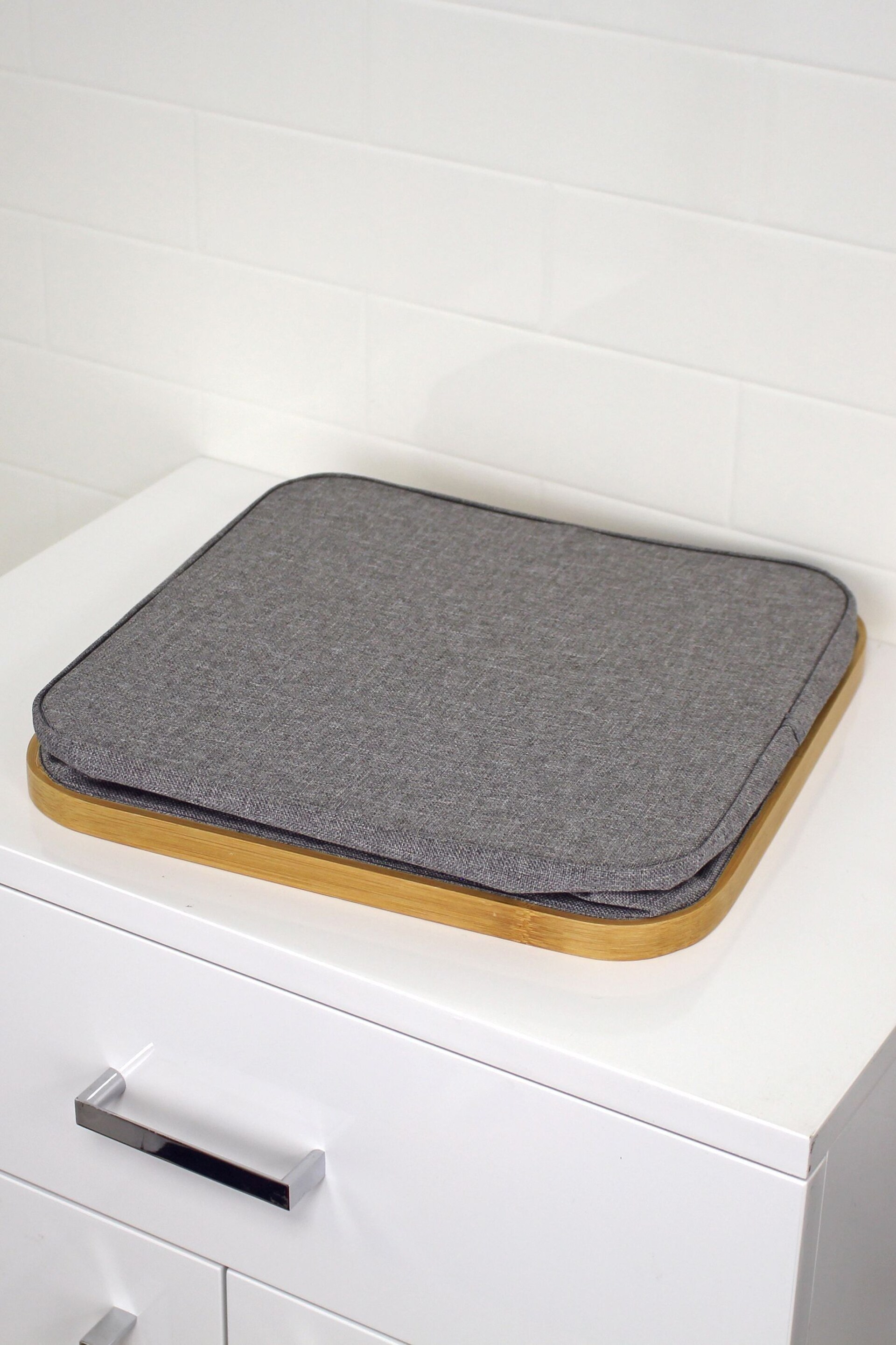 Showerdrape Grey Cotswold Storage Tray with 4 Compartments - Image 3 of 4