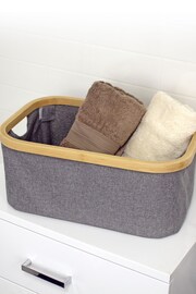 Showerdrape Grey Cotswold Storage Basket - Image 1 of 3