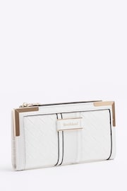 River Island White Embossed Weave Purse - Image 1 of 5