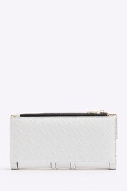 River Island White Embossed Weave Purse - Image 3 of 5