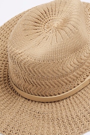 River Island Beige Thermo Fedora Hat - Image 4 of 4