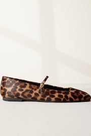 Leopard Signature Square Toe Mary Jane Shoes - Image 7 of 11