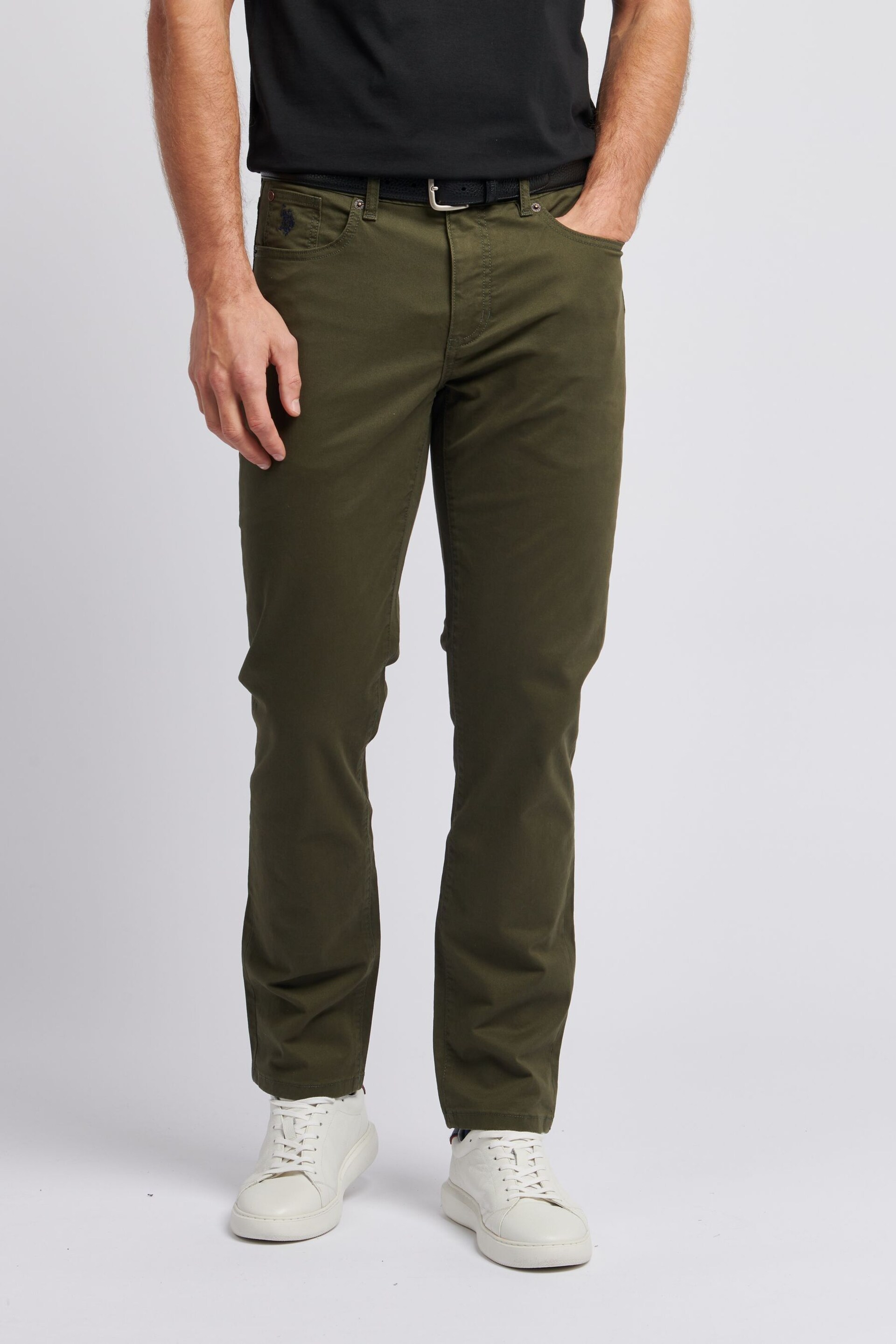 U.S. Polo Assn. Mens Core 5 Pocket Trousers - Image 1 of 9