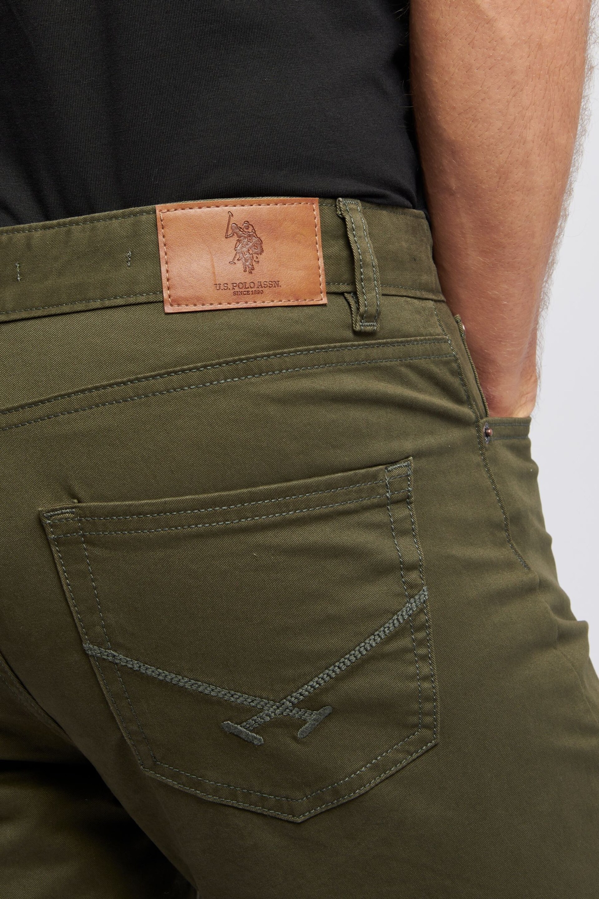U.S. Polo Assn. Mens Core 5 Pocket Trousers - Image 6 of 9
