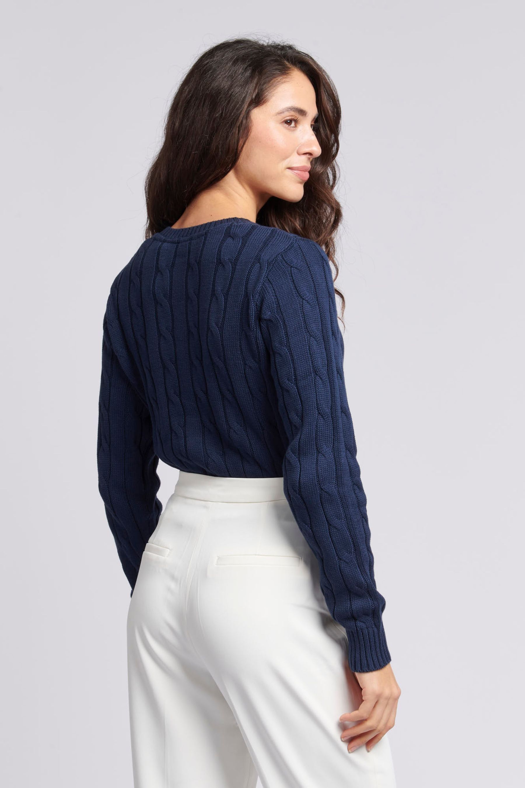 V neck cotton jumper ladies deals