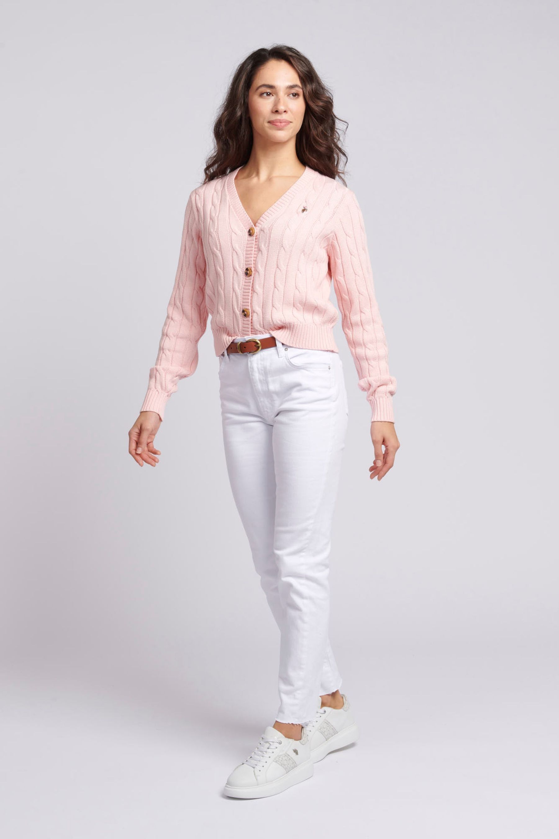 Womens white cropped cardigan deals