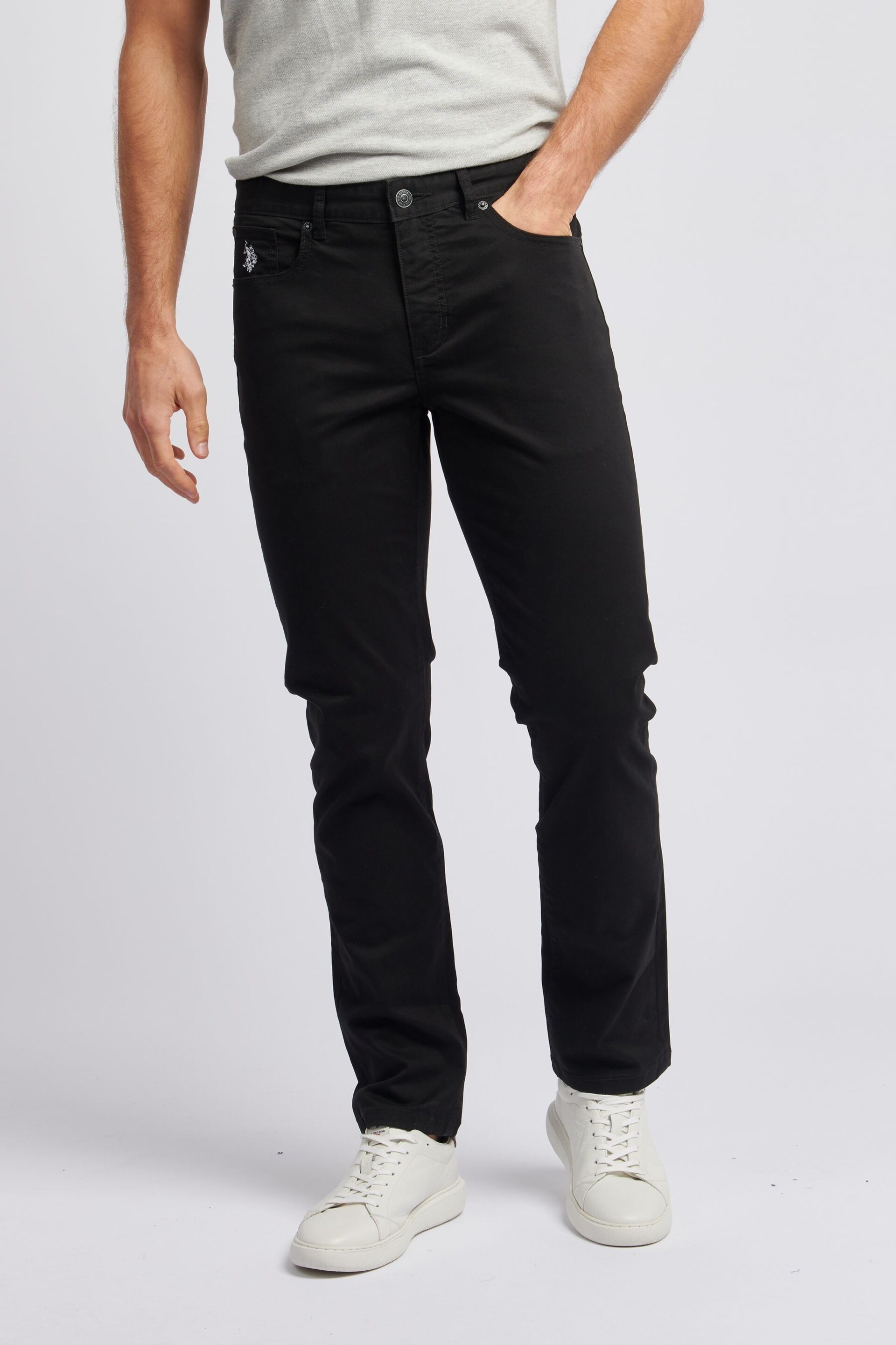 U.S. Polo Assn. Mens Core 5 Pocket Trousers - Image 1 of 5