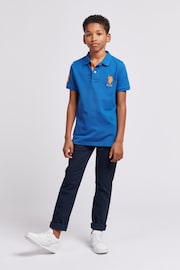 U.S. Polo Assn. Boys Player 3 Pique Polo Shirt - Image 3 of 7