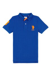 U.S. Polo Assn. Boys Player 3 Pique Polo Shirt - Image 5 of 7