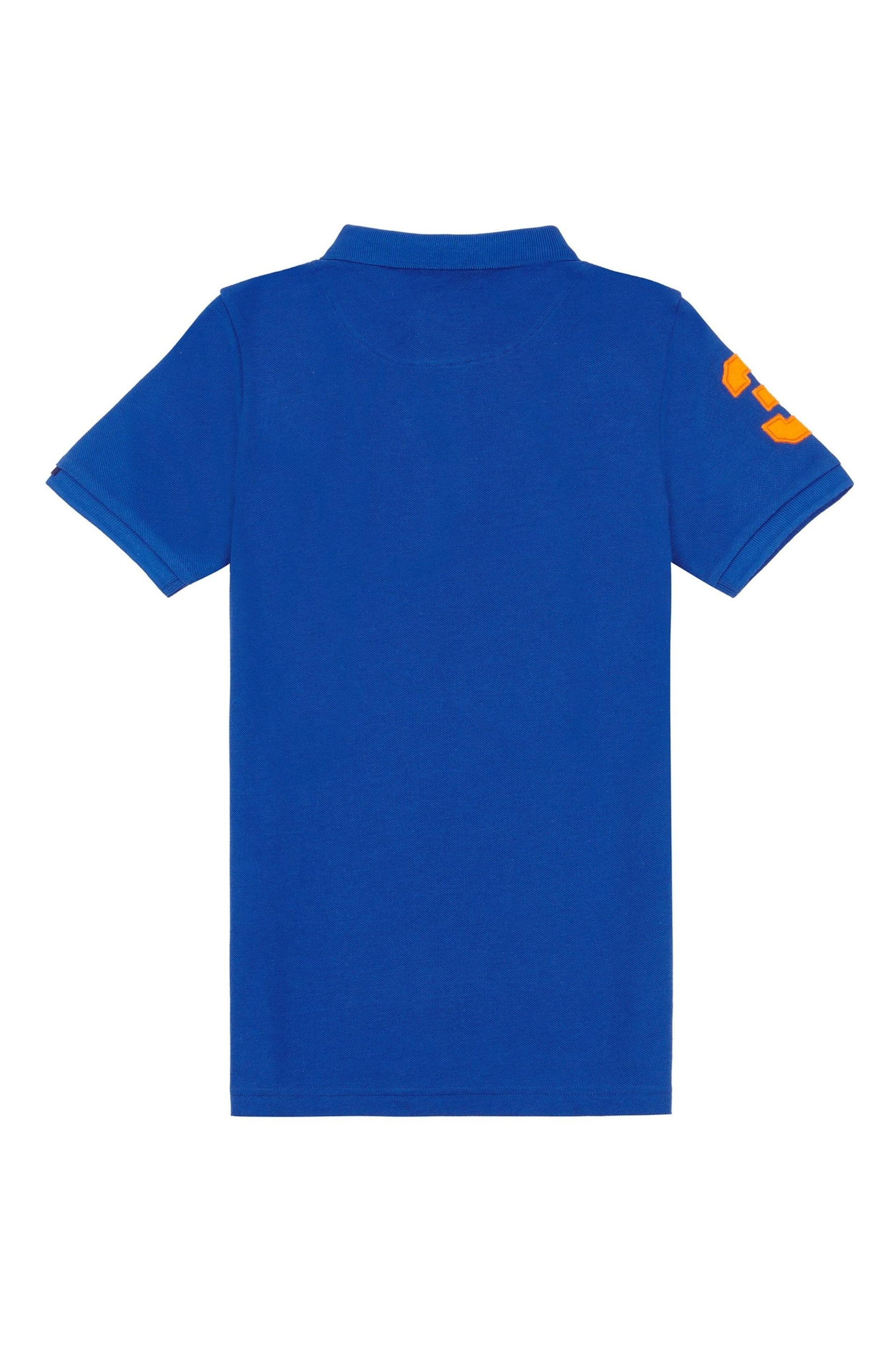 U.S. Polo Assn. Boys Player 3 Pique Polo Shirt - Image 6 of 7