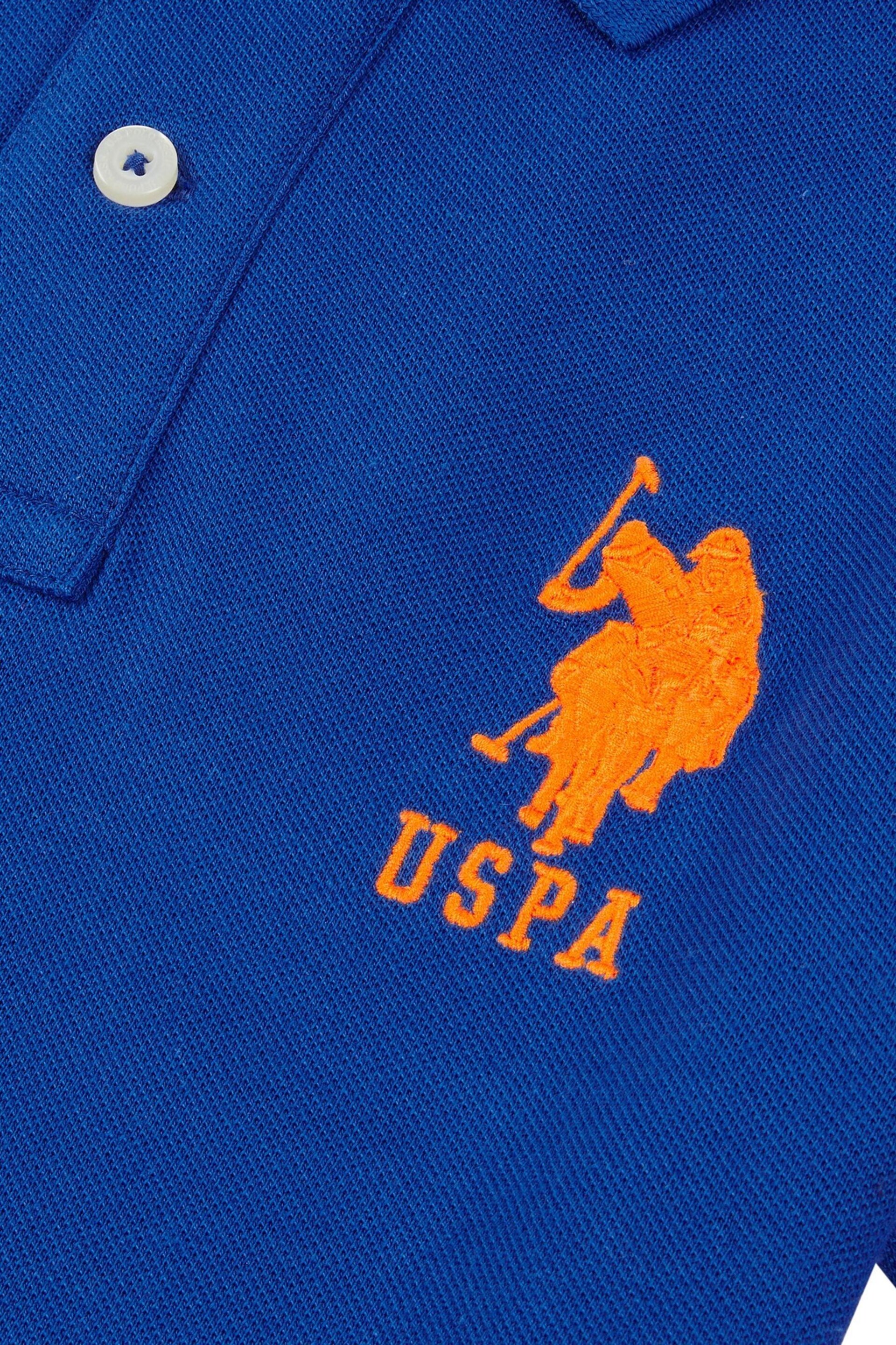 U.S. Polo Assn. Boys Player 3 Pique Polo Shirt - Image 7 of 7