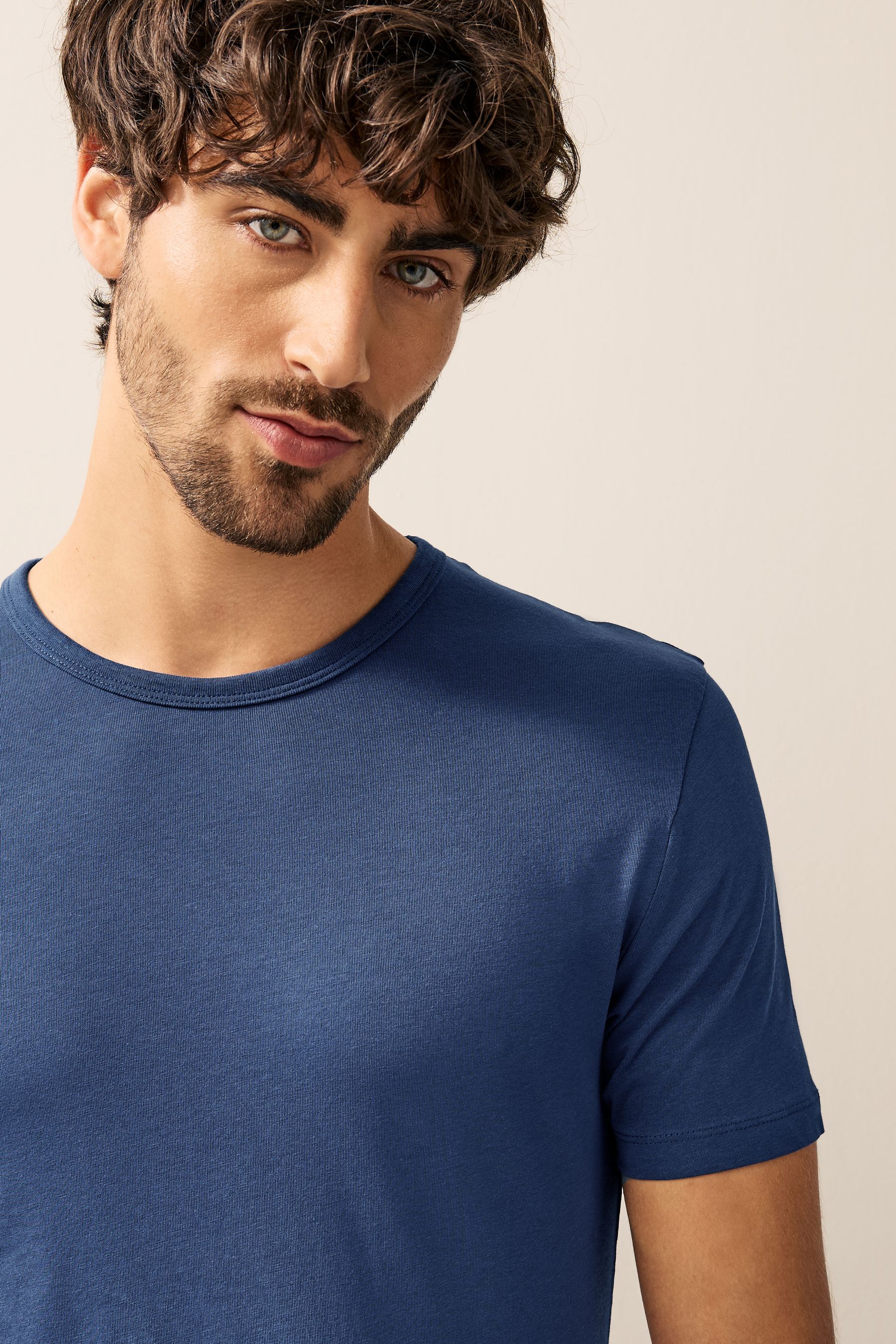 Buy Mixed Blues 100 Cotton Underwear T Shirts 5 Pack Next Ukraine