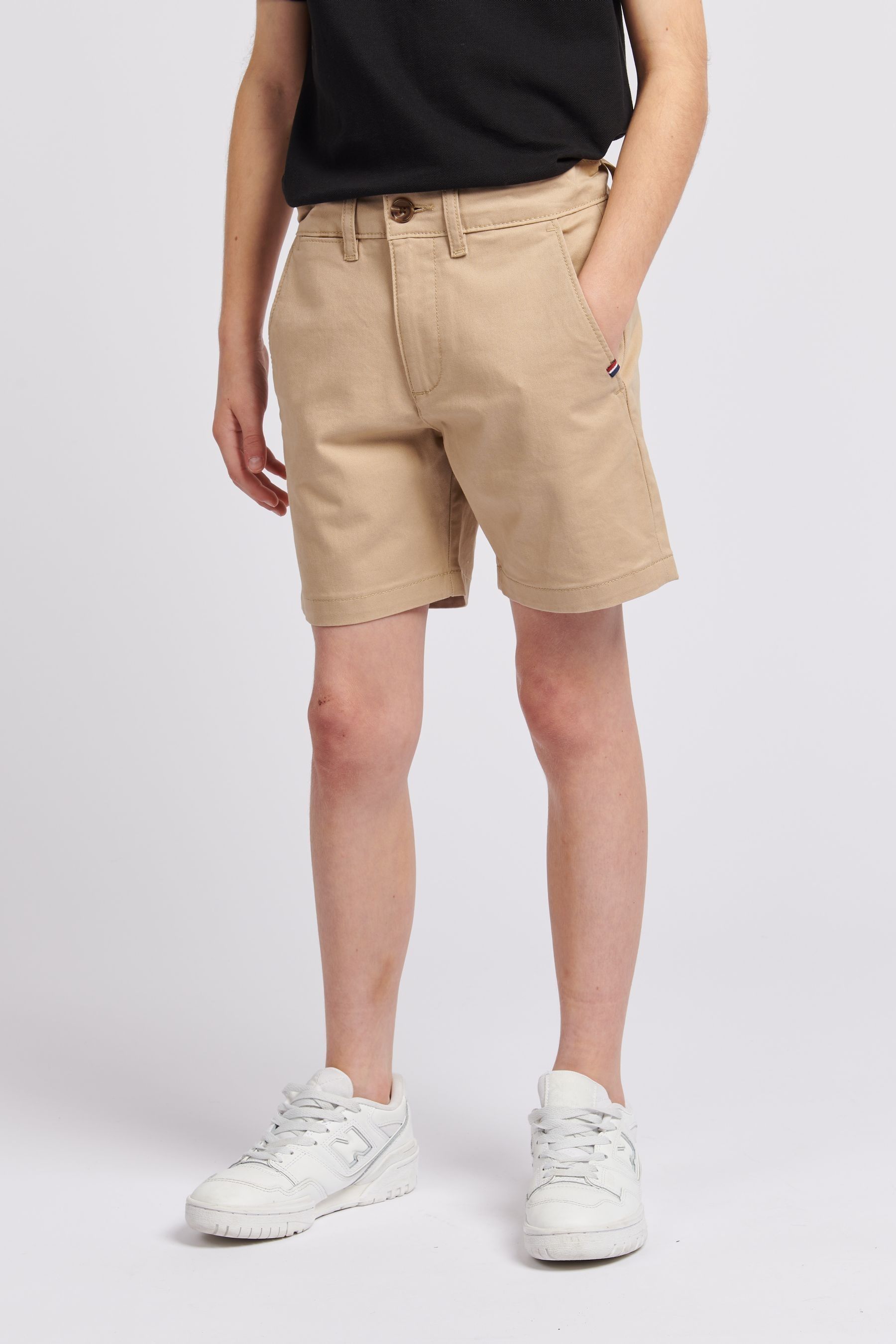Buy U.S. Polo Assn. Cream Boys Classic Chino Shorts from Next USA