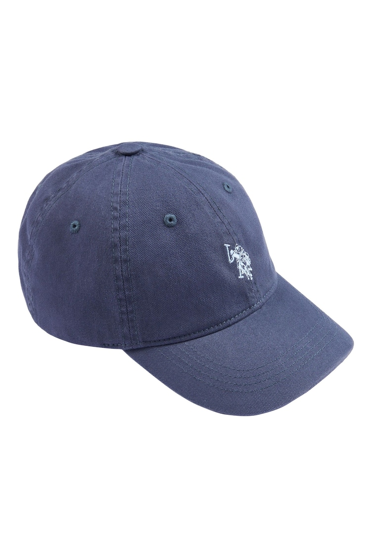 U.S. Polo Assn. Blue Boys Washed Canvas Cap - Image 1 of 2