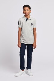 U.S. Polo Assn. Boys Player 3 Pique Polo Shirt - Image 3 of 7