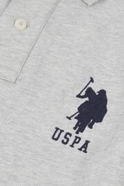 U.S. Polo Assn. Boys Player 3 Pique Polo Shirt - Image 7 of 7