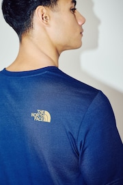 The North Face Navy Mens Simple Dome Short Sleeve T-Shirt - Image 5 of 5