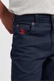 U.S. Polo Assn. Boys Core 5 Pocket Brown Trousers - Image 3 of 7