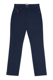 U.S. Polo Assn. Boys Core 5 Pocket Brown Trousers - Image 5 of 7