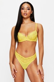 Ann Summers Yellow Sexy Lace Planet Thong - Image 4 of 5