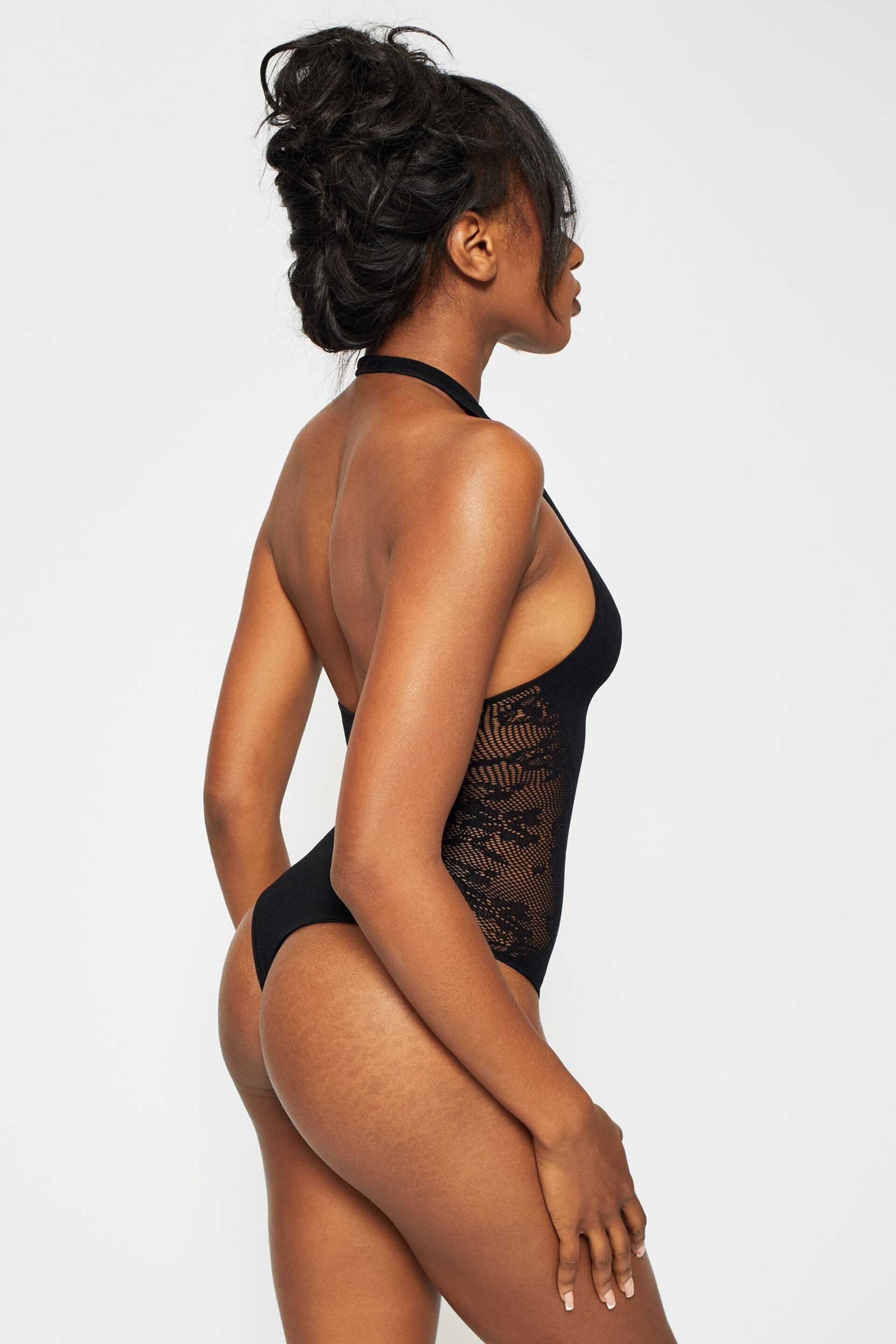 Ann Summers Black Persia Halterneck Body - Image 3 of 5