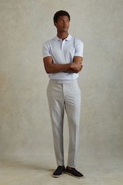 Reiss Grey Found Relaxed Drawstring Trousers - Image 1 of 5