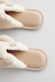 Neutral Dog Borg Mule Slippers - Image 5 of 7