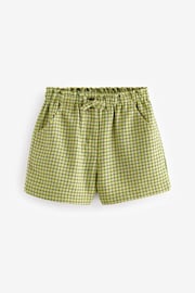 Lime Green Check Shorts (3-16yrs) - Image 5 of 7