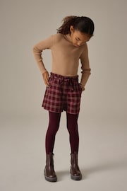 Berry Red Check Shorts (3-16yrs) - Image 1 of 7