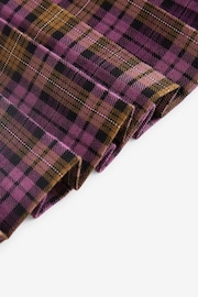 Purple Check Pleated Skirt (3-16yrs) - Image 9 of 9