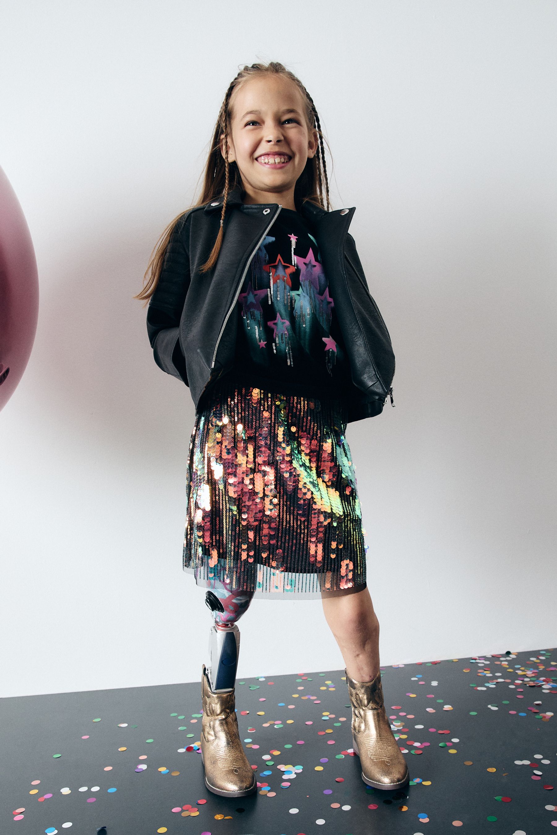 Buy Rainbow Sequin Skirt 3 16yrs from the Next UK online shop