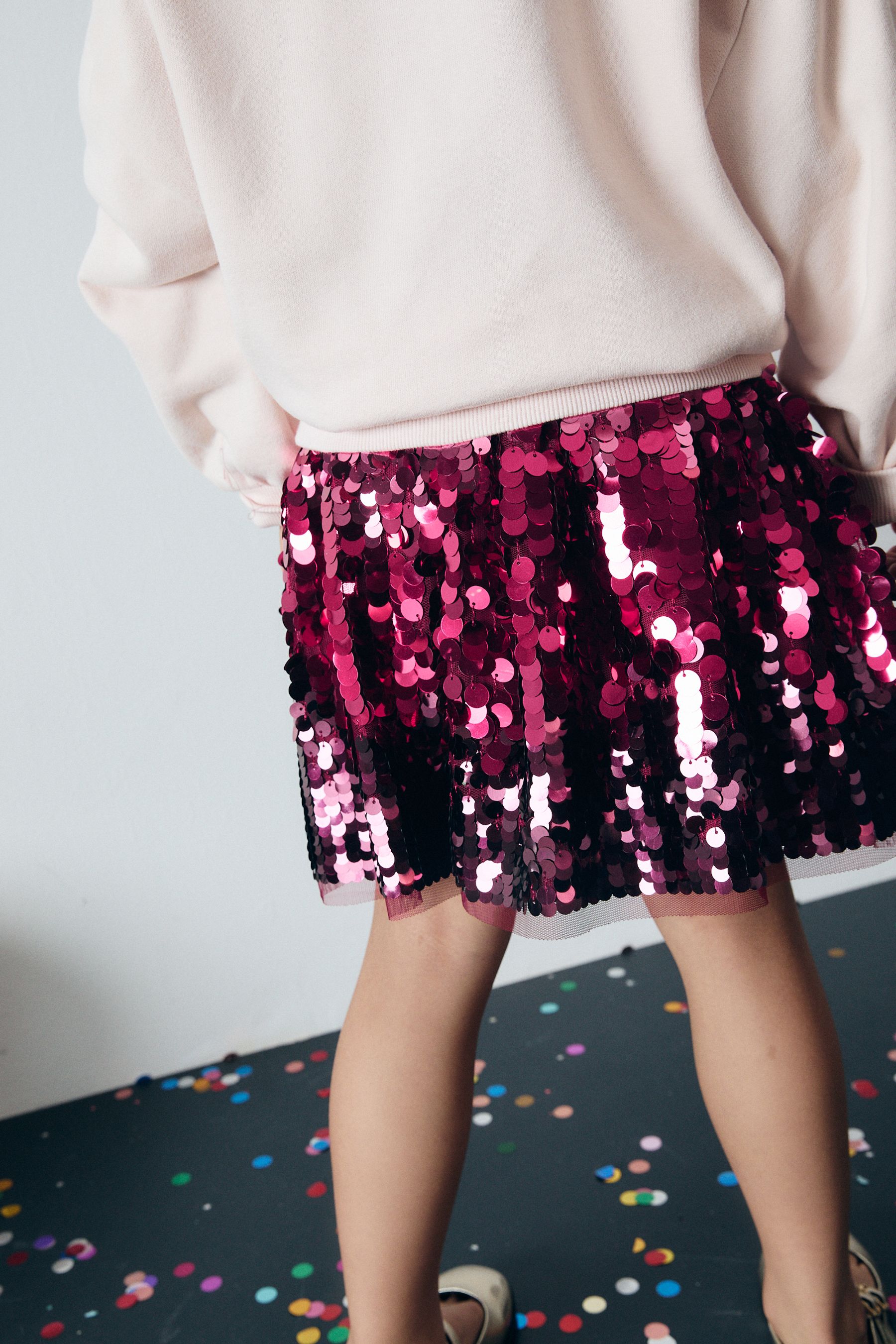 NEXT Girls Sequin Skirt