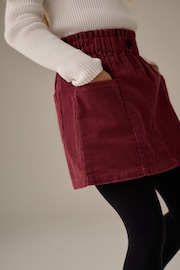 Berry Red 100% Cotton Cord Skirt (3-16yrs) - Image 4 of 8