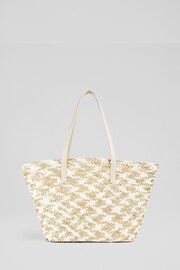 LK Bennett Sansa Straw Basket Bag - Image 2 of 4