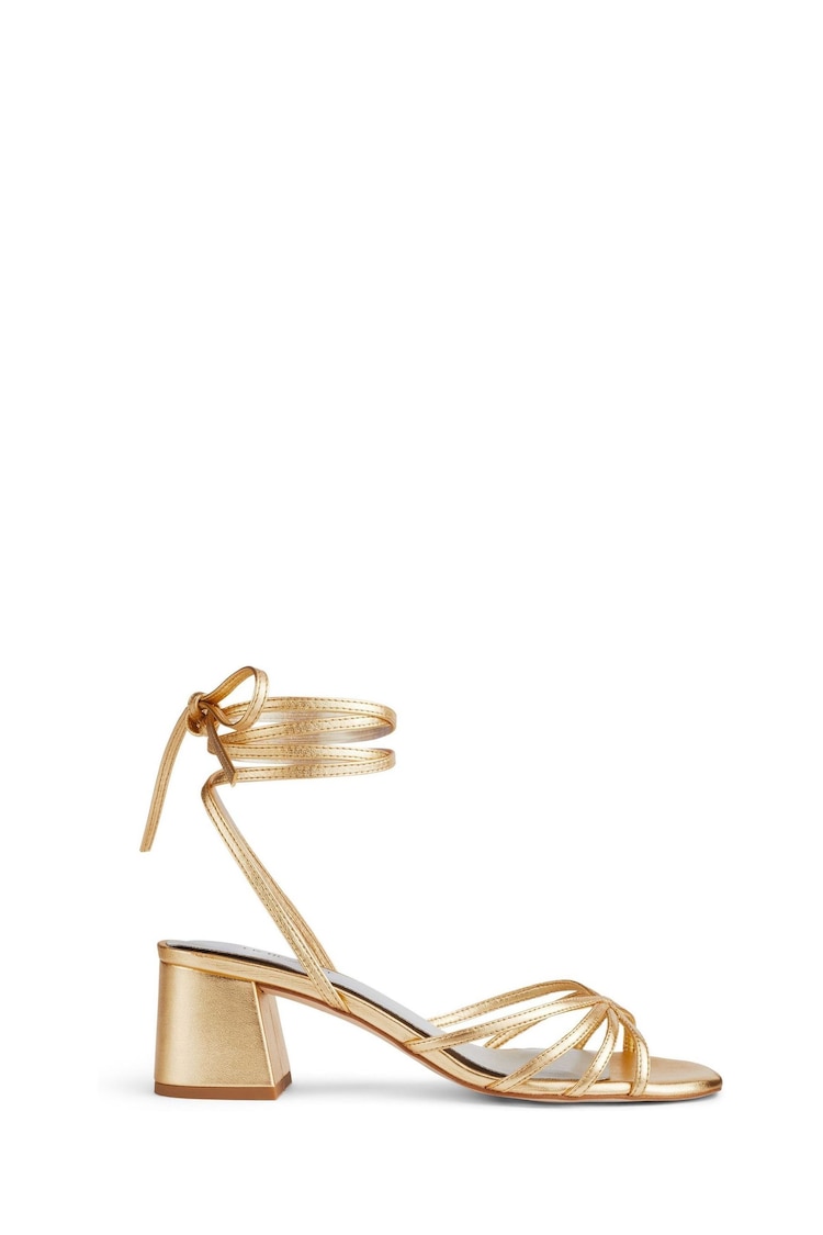 LK Bennett Natural Starlet Strappy Sandals - Image 1 of 5