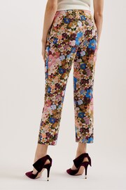 Ted Baker Multi Madonid Printed Slim Leg Trousers - Image 2 of 5