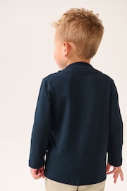 Navy Blue Long Sleeve Turtle Neck T-Shirt (3mths-7yrs) - Image 3 of 7