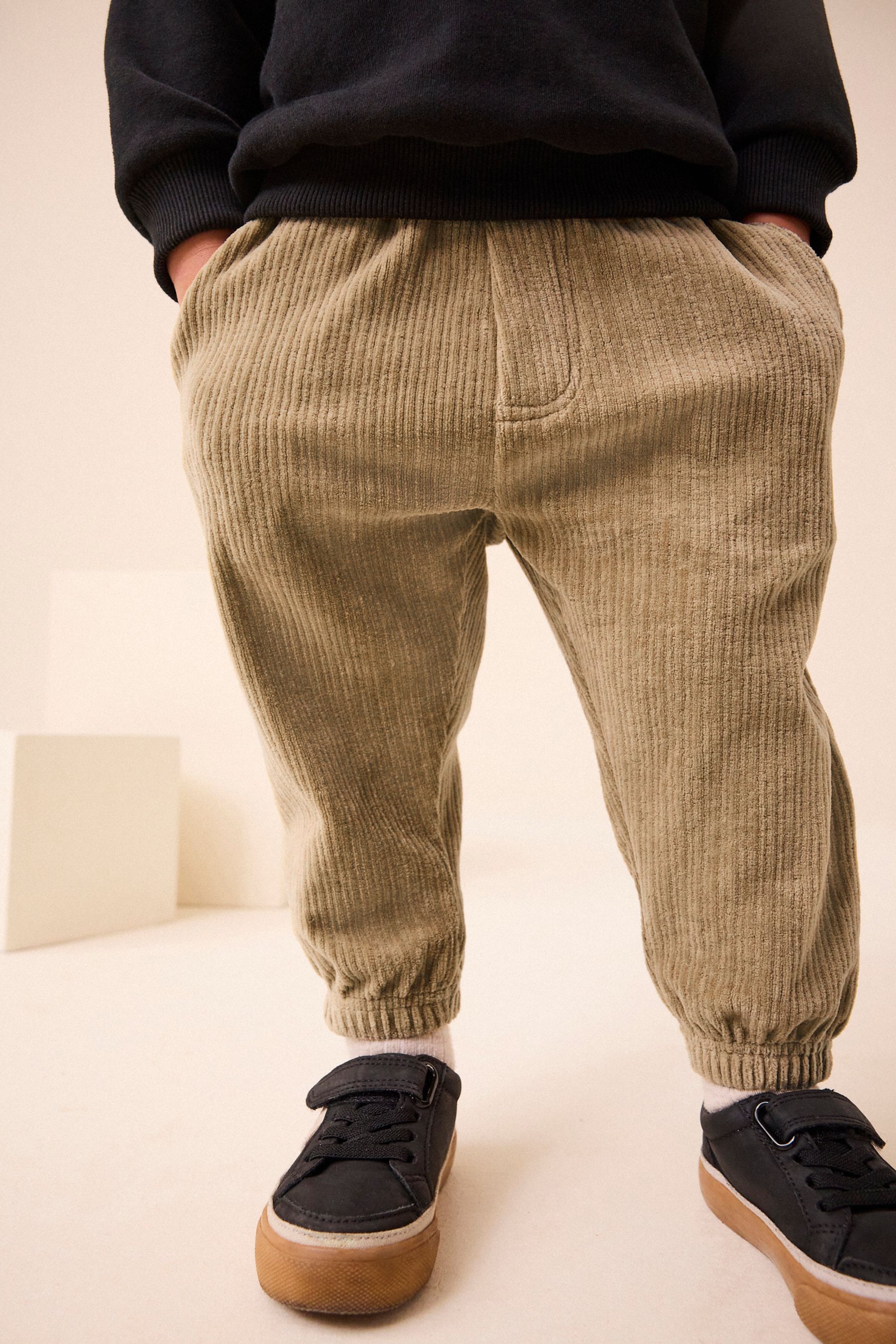 Buy Stone Cord Jersey Cuffed Joggers 3mths 7yrs from Next Belgium