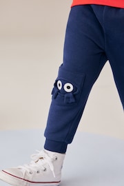 Red/Navy Blue Character Badges Hoodie and Joggers Set (3mths-7yrs) - Image 5 of 8