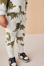 Mineral Blue Dinosaurs All Over Print Character Sweatshirt and Joggers Set (3mths-7yrs) - Image 3 of 6