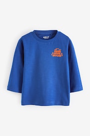 Blue/Green 100% Cotton Long Sleeve Character T-Shirts 4 Pack (3mths-7yrs) - Image 6 of 7