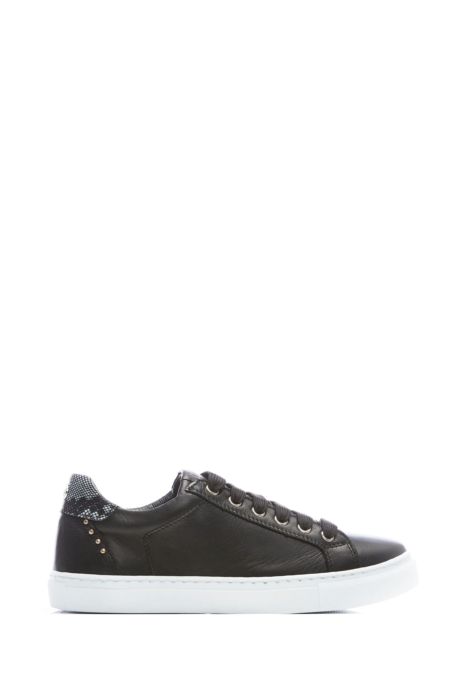 Moda in pelle black trainers best sale
