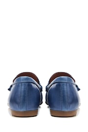 Moda in Pelle Blue Fabiole Loafers With Hardwear - Image 4 of 4