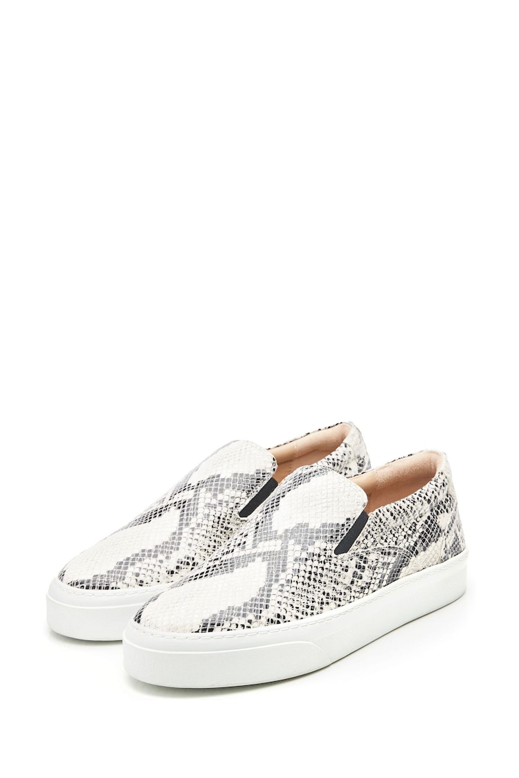 Moda in Pelle Multi  Adrina Slim Sole Twin Gusset Slip on Trainers - Image 2 of 4