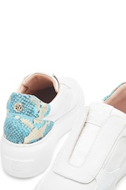 Moda in Pelle Althea Slip on Chunky Wedge White Trainers - Image 4 of 4