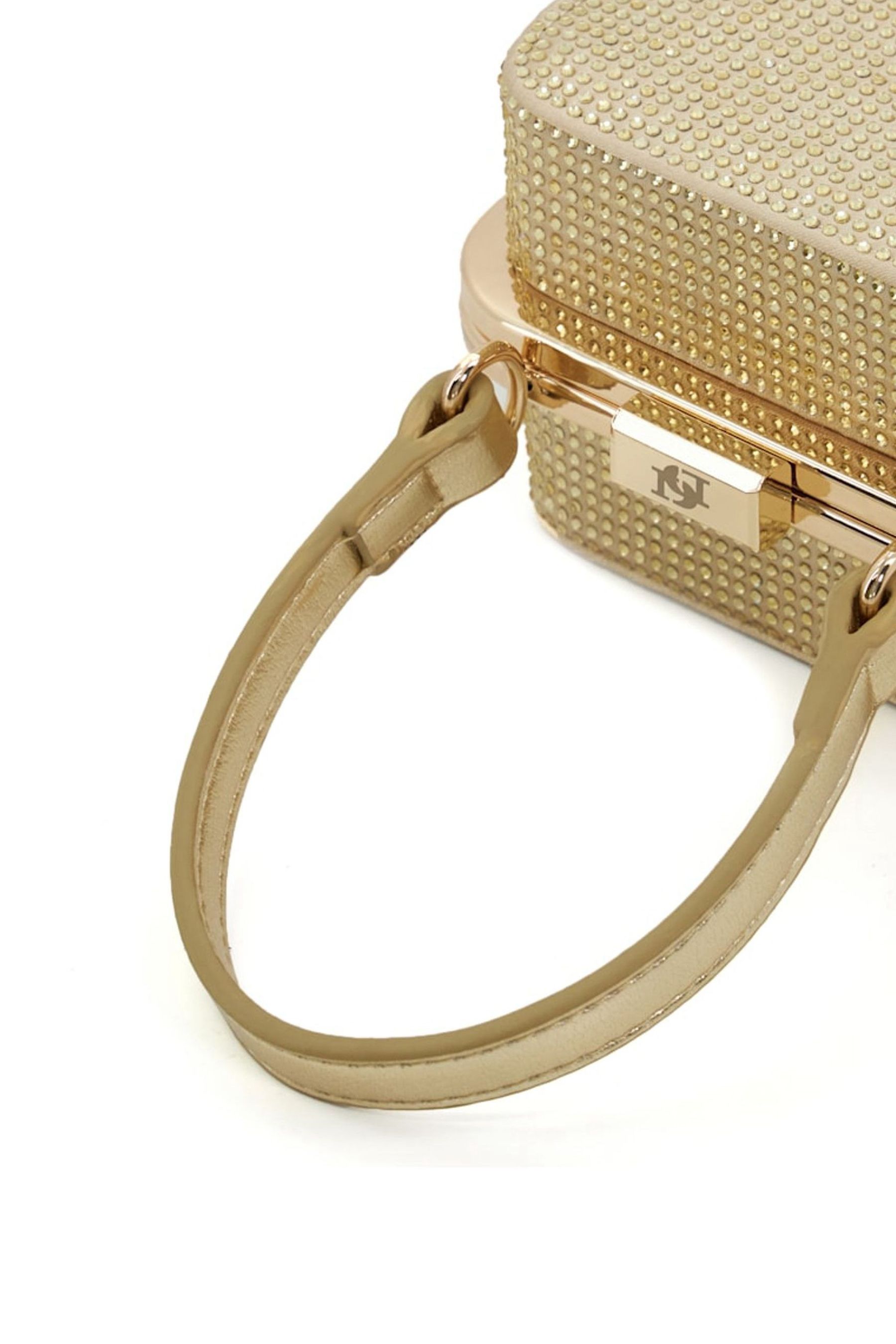 Gold grab bag top